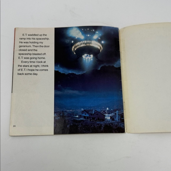 MCM 24 page Book E.T. The Extra Terrestrial as told by Gertie BOOK ONLY Vintage - Picture 4 of 4